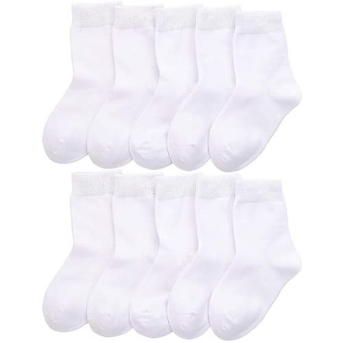 Kids Socks For Boys - White - 12pieces