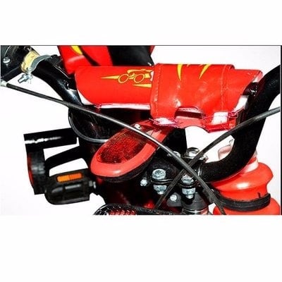 Children's Bicycle with Training Wheels - Red - 12-Inch
