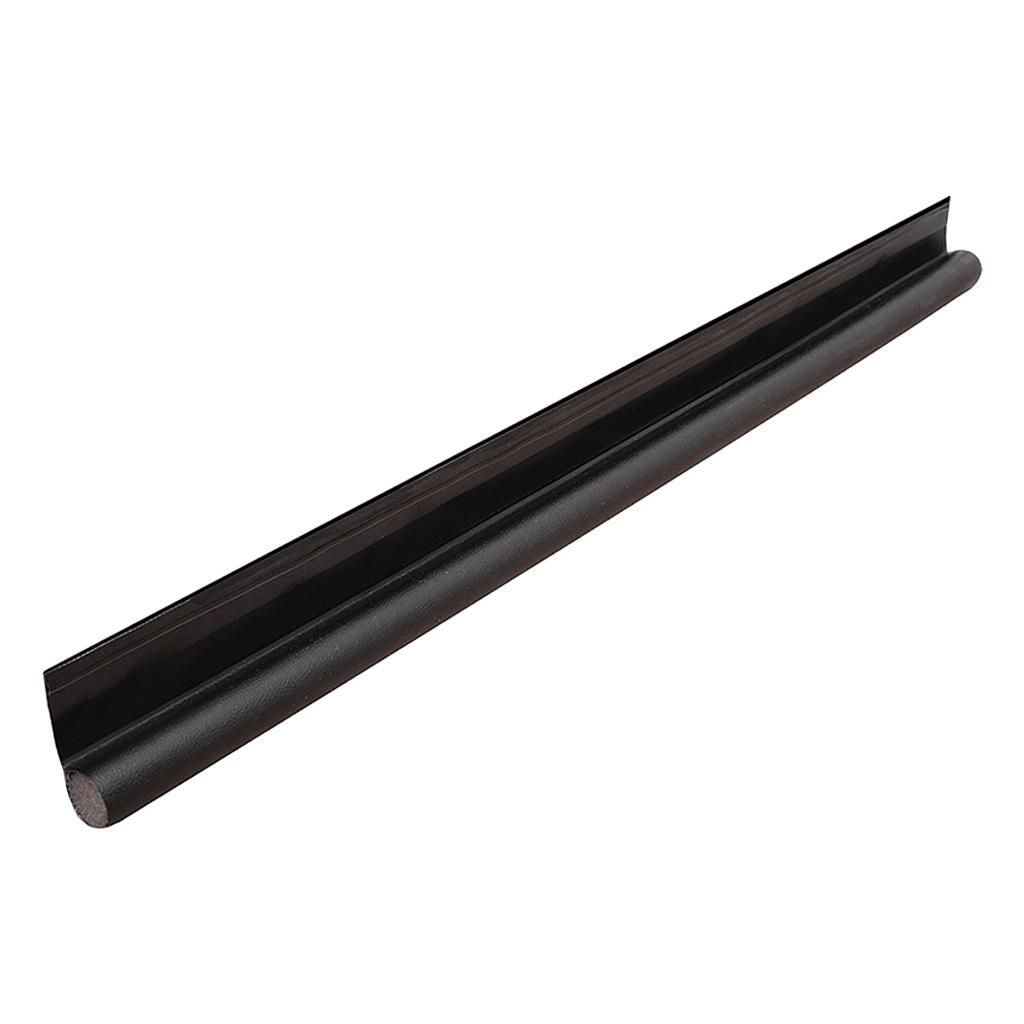 Door Draft Stopper Door  Strong Adhesive 38" Length Black