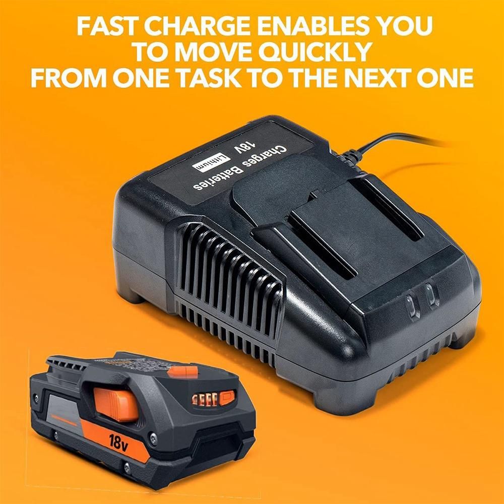 18V Battery Charger R86092 Replacement for Ridgid 18V