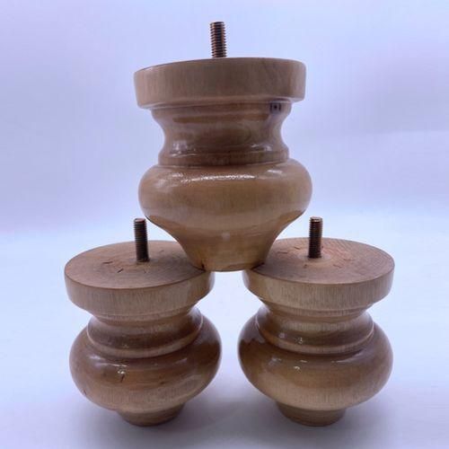 Set Of 4 Wood Furniture Feet Sofa Legs Couch