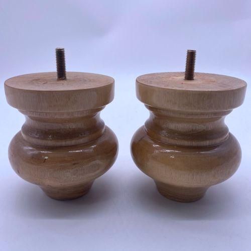 Set Of 4 Wood Furniture Feet Sofa Legs Couch