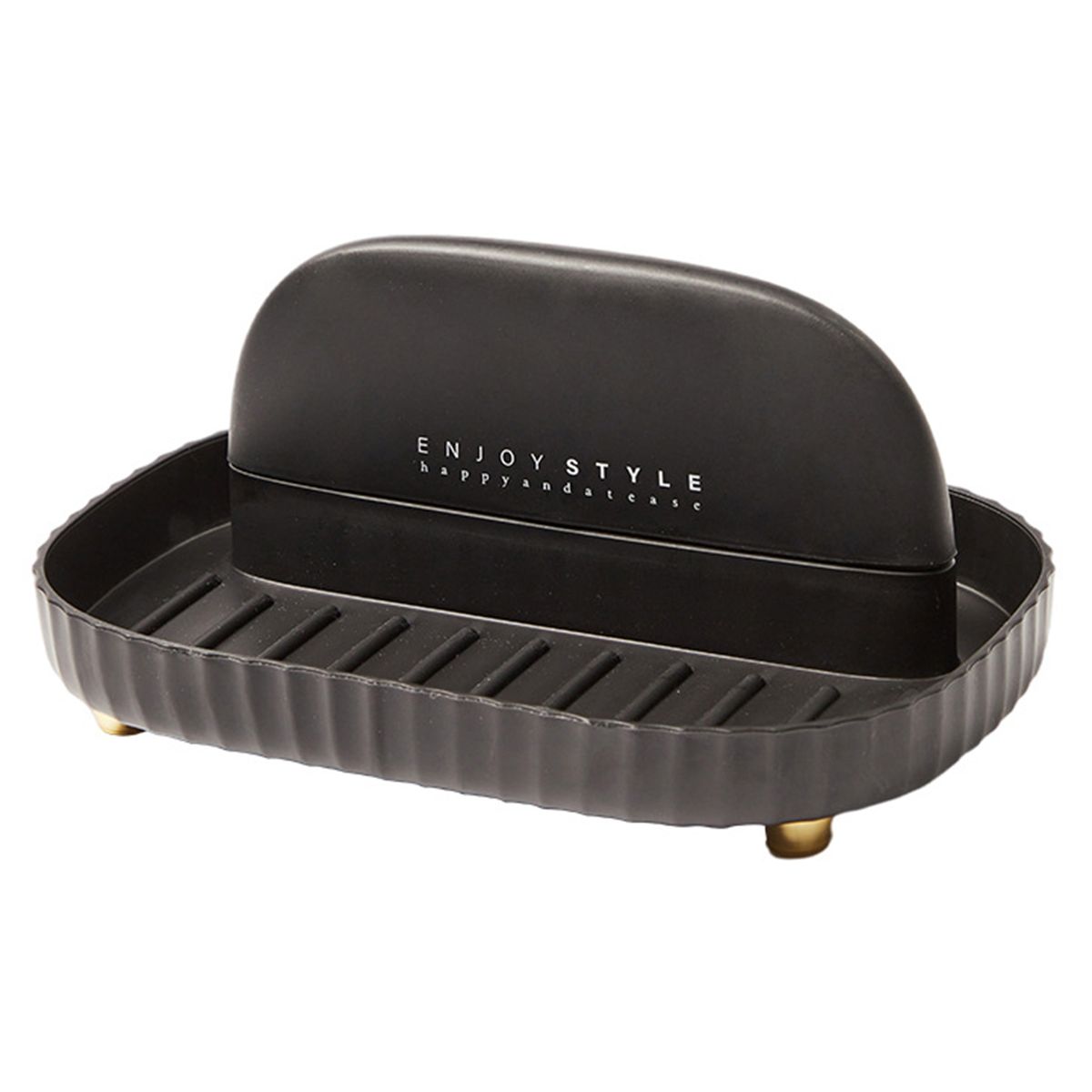 Utensil Rests Anti Rust Spoon Rest Lid Holder Black