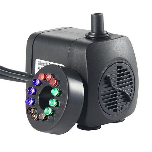 (US Plug)RGB LED Submersible Pump