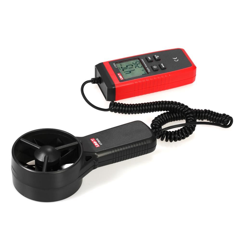 UNI-T UT363S Mini LCD Digital Anemometer Handheld Wind Speed Meter Air Velocity Temperature Tester
