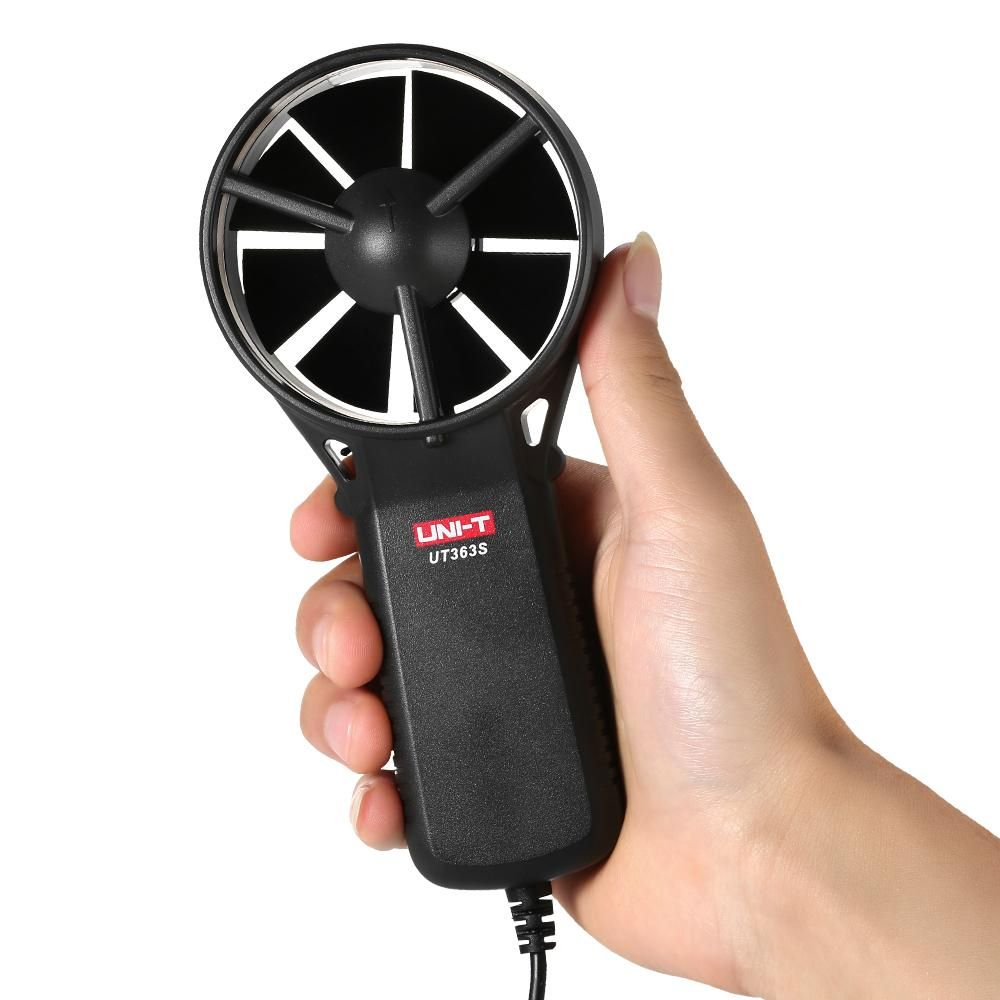 UNI-T UT363S Mini LCD Digital Anemometer Handheld Wind Speed Meter Air Velocity Temperature Tester