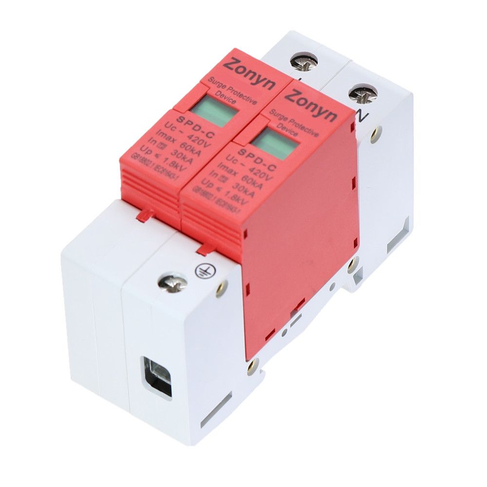 High Quality 2P SPD 420V 30KA~60KA House Surge Protector