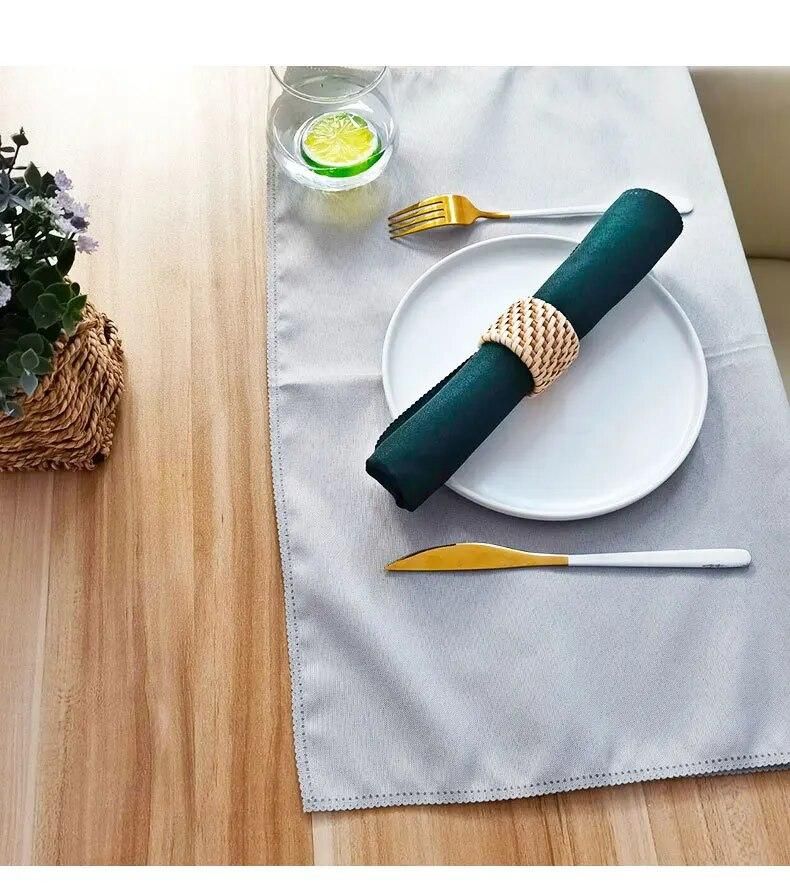 10pcs Rattan napkin ring decorative mouth cloth ring square towel ring handmade rattan napkin buckle