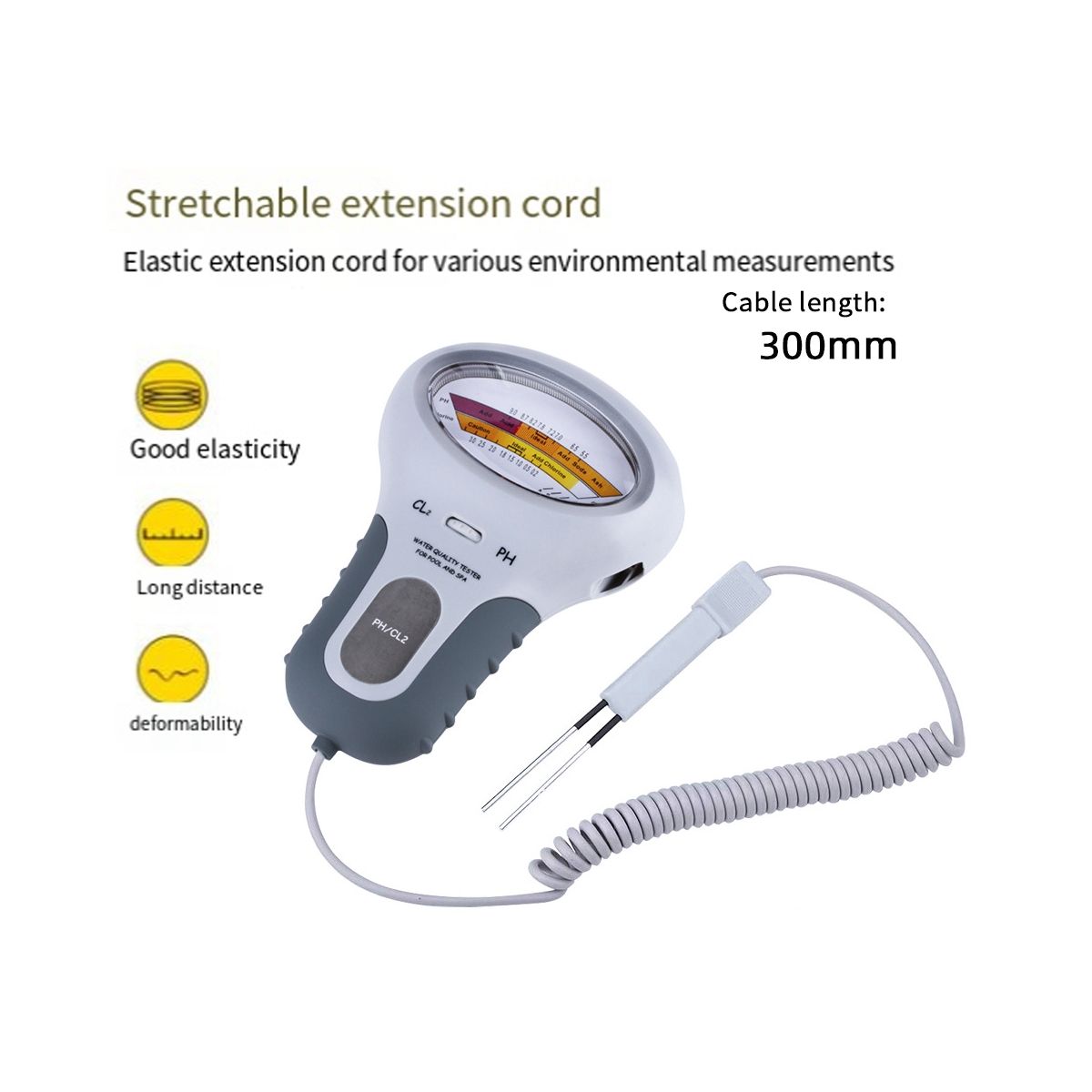 Water Quality Tester PC-102 CL2 Chlorine PH Tester B