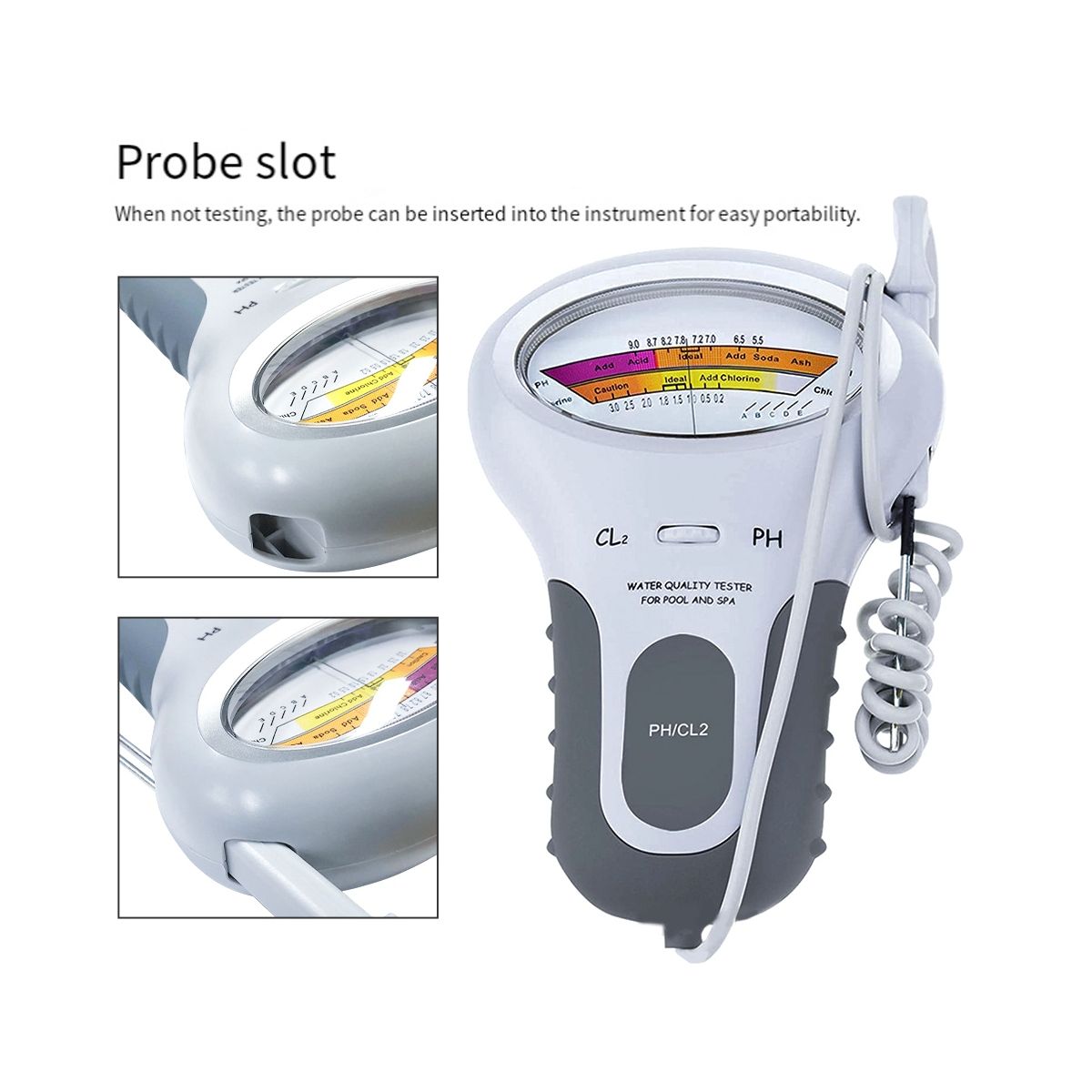 Water Quality Tester PC-102 CL2 Chlorine PH Tester B