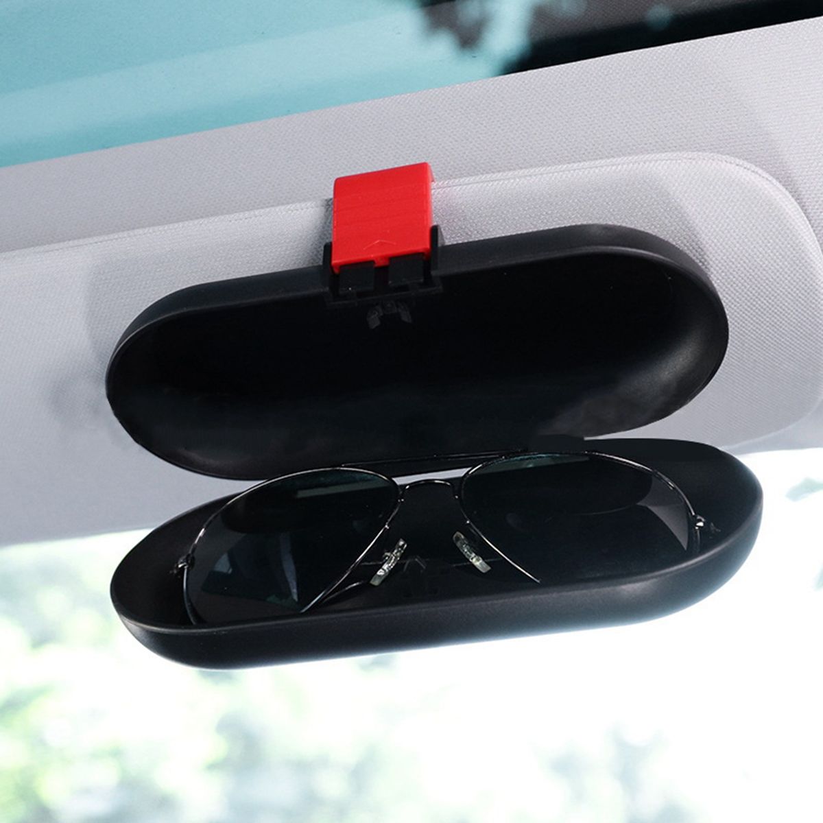 Car Sun Visor Glasses Storage Case For Tesla Model 3 Model