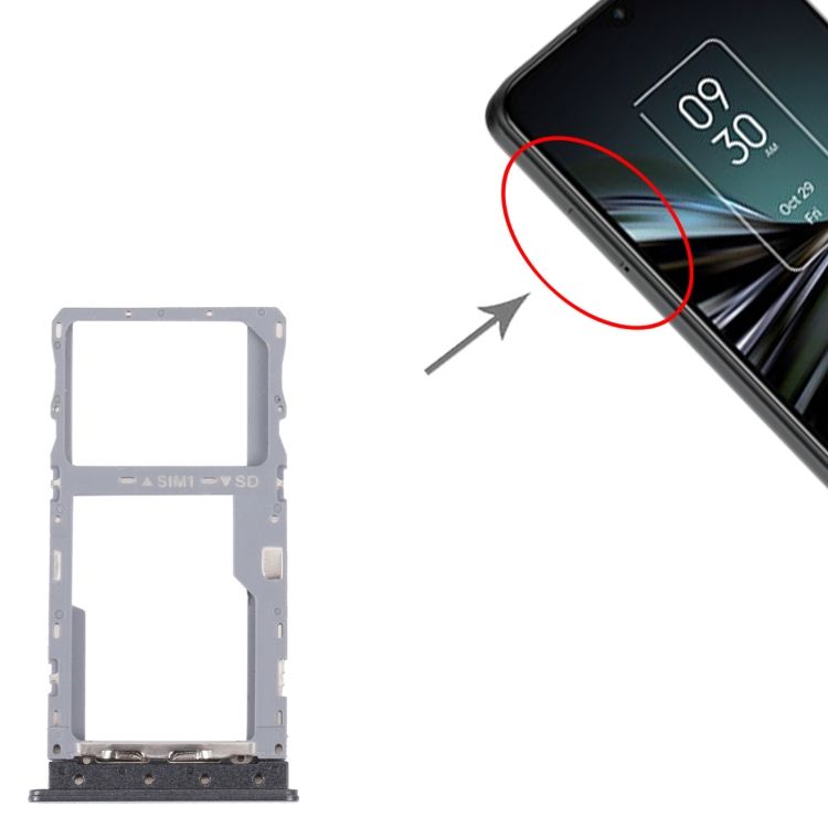 For TCL 20 XE SIM Card Tray + Micro SD Card Tray
