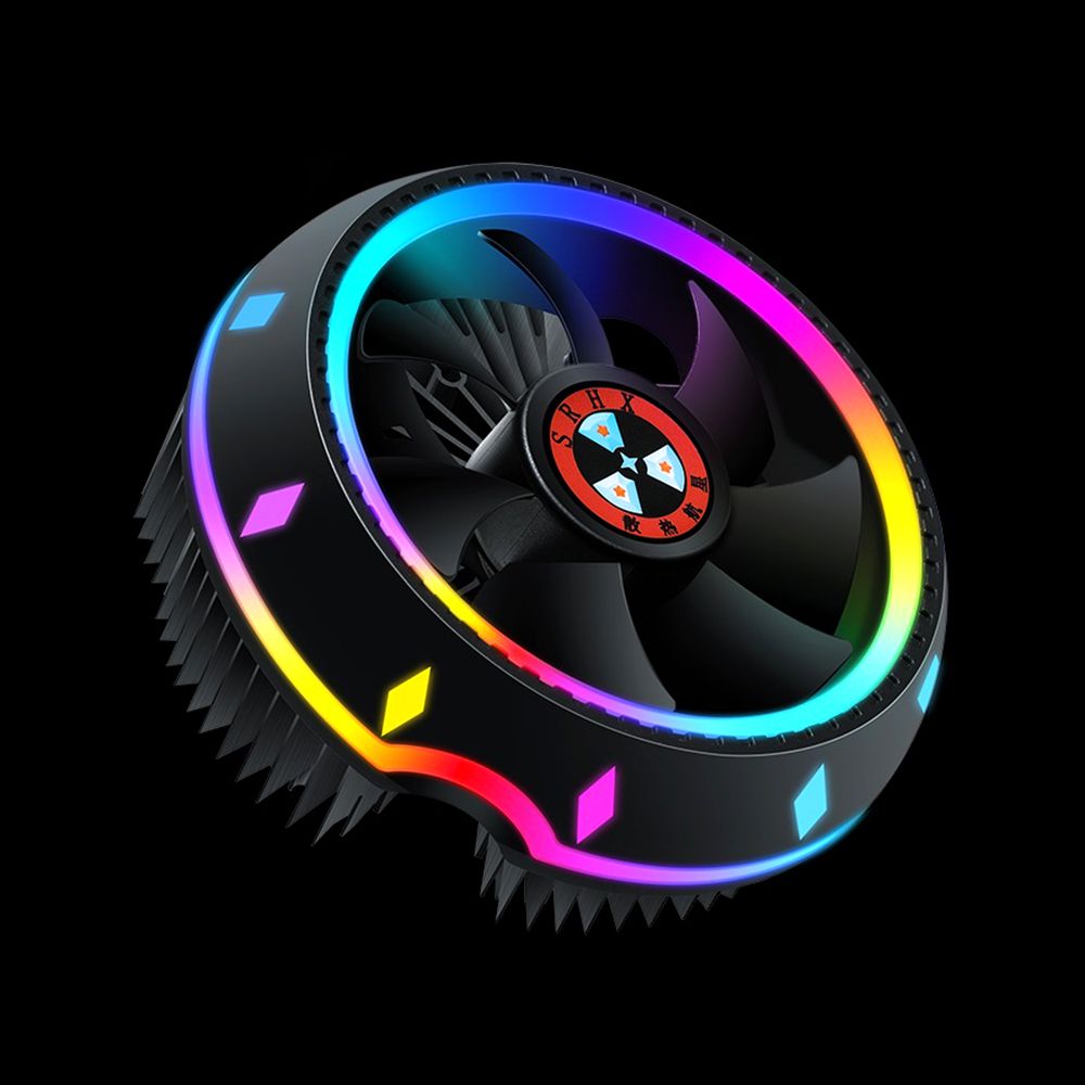 All-in-one CPU Air Cooler UFO-designed 5-color Lighting
