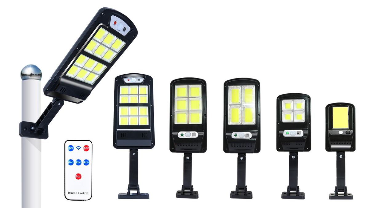 Solar Wall Light for Garden Outdoor 8 grids litght 180COB