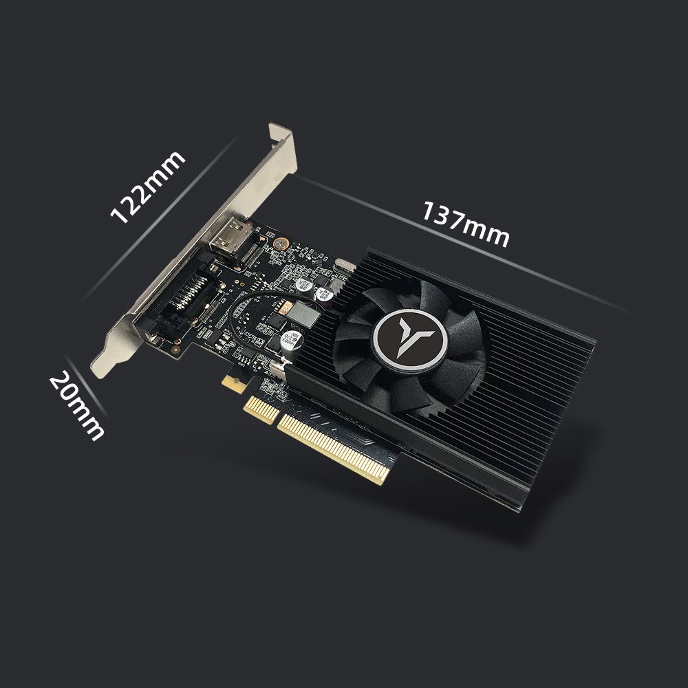 GT1030-4G D4 LP Gaming Graphic Card 4GB/64bit/DDR4