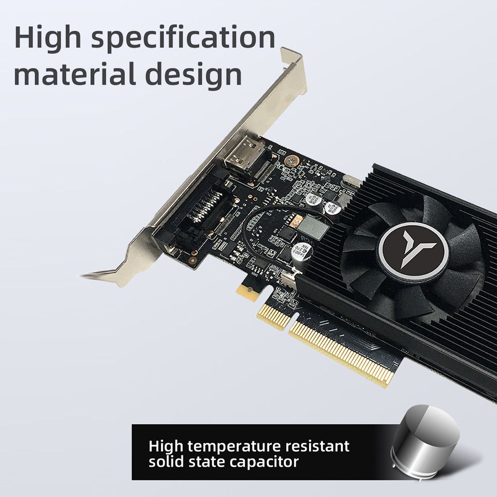 GT1030-4G D4 LP Gaming Graphic Card 4GB/64bit/DDR4