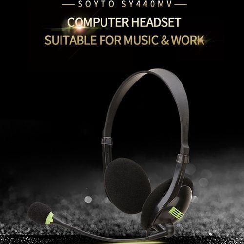 Telephone Headset USB With Microphone Computer PC