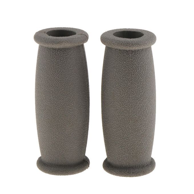 Soft Rubber Crutch Handle Covers Washable Crutch Hand Grip Cover Gray