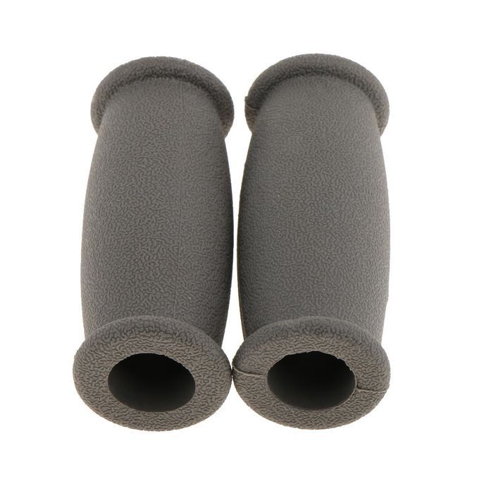 Soft Rubber Crutch Handle Covers Washable Crutch Hand Grip Cover Gray