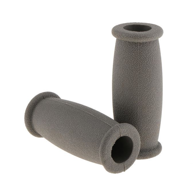 Soft Rubber Crutch Handle Covers Washable Crutch Hand Grip Cover Gray