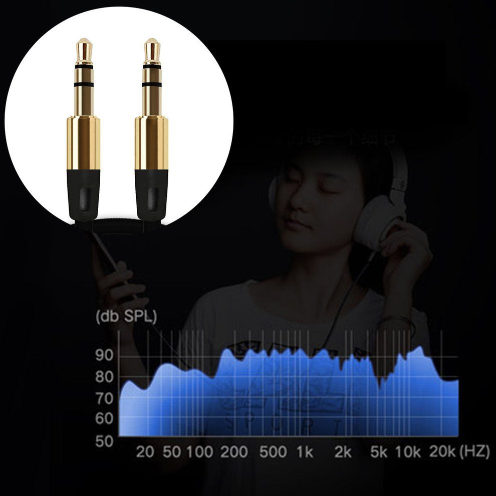 3.5mm AUX Cable 1m Audio Cable Car Headphone Speaker Cable