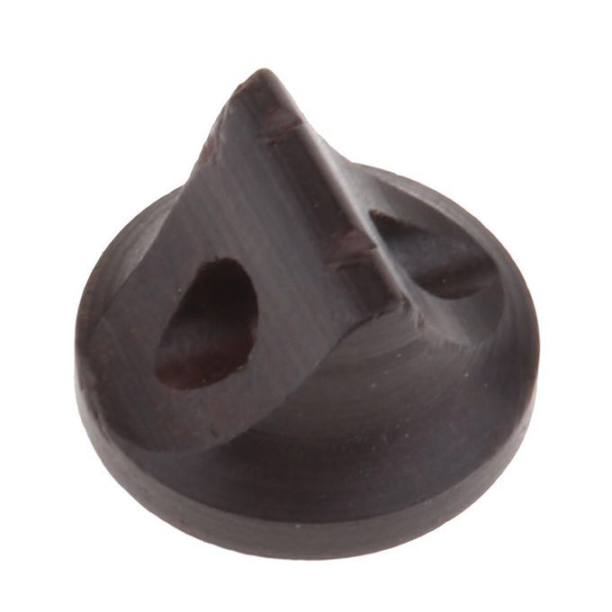 Chinese Erhu Solid Wood Bridge With Lower Hole Black With Bottom Hole