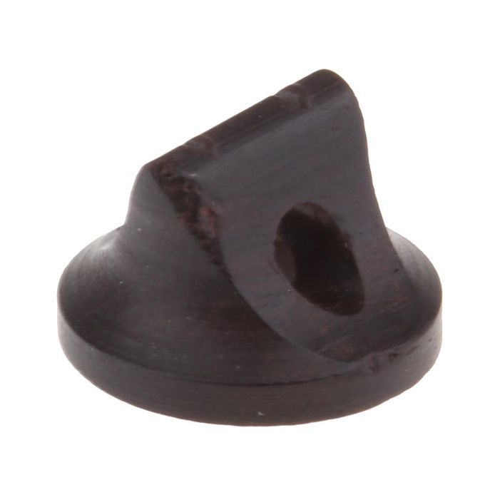 Chinese Erhu Solid Wood Bridge With Lower Hole Black With Bottom Hole