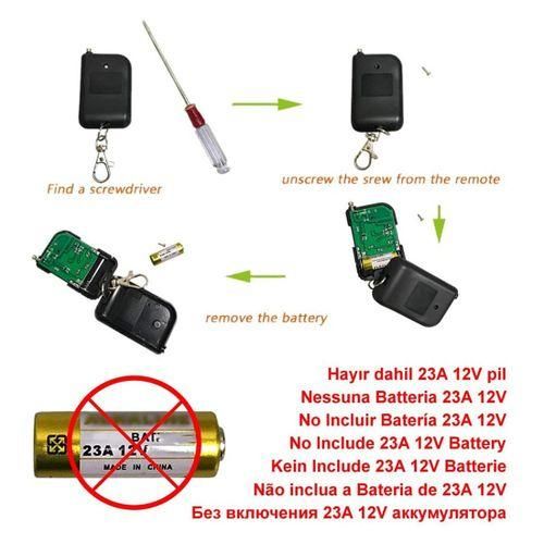 Portable 3 Pins XLR Wireless Remote Control