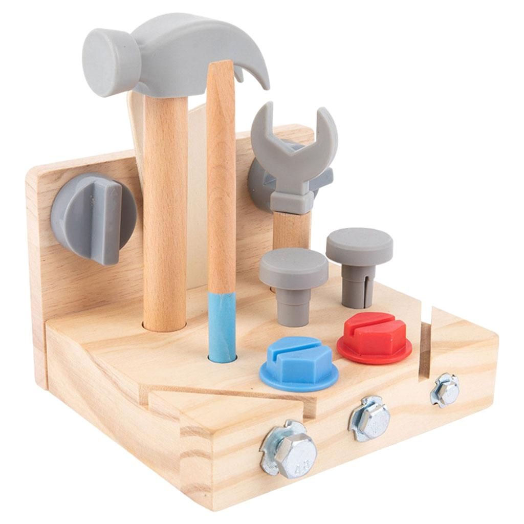 Wooden Montessori Disassembly Set Construction Tools For
