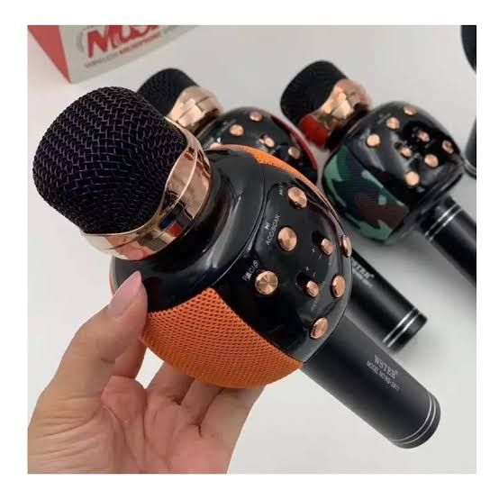New Bluetooth Microphone Speaker Ws-2911, Support TF/USB/FM/Handsfree/Recording/LED Light/ Karaok