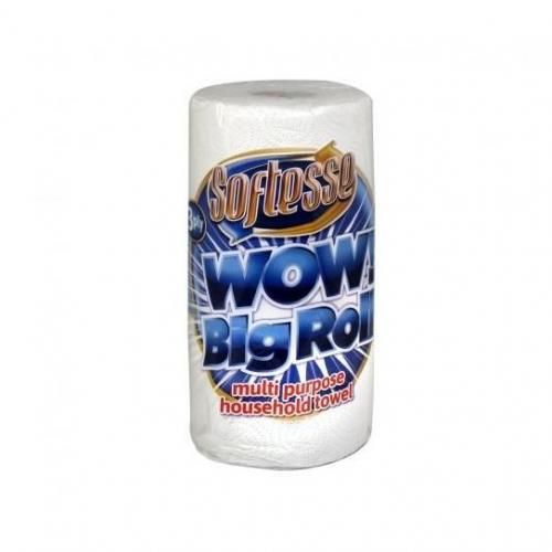 Softest Wow Big Roll, Multi Purpose Kitchen Towel X 12 Rolls