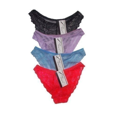Ladies' Sexy Lace Panties   (4Pcs)-