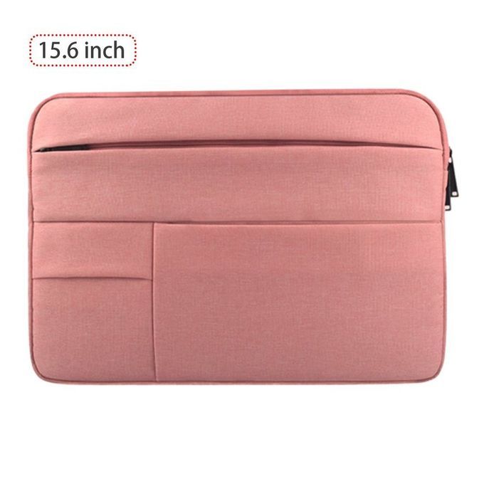 Omputer Bag Multifun Tional Omputer Sleeve Waterproof Omputer Ase Holder-pink-15.6 In Hes