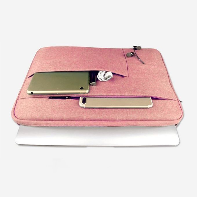 Omputer Bag Multifun Tional Omputer Sleeve Waterproof Omputer Ase Holder-pink-15.6 In Hes