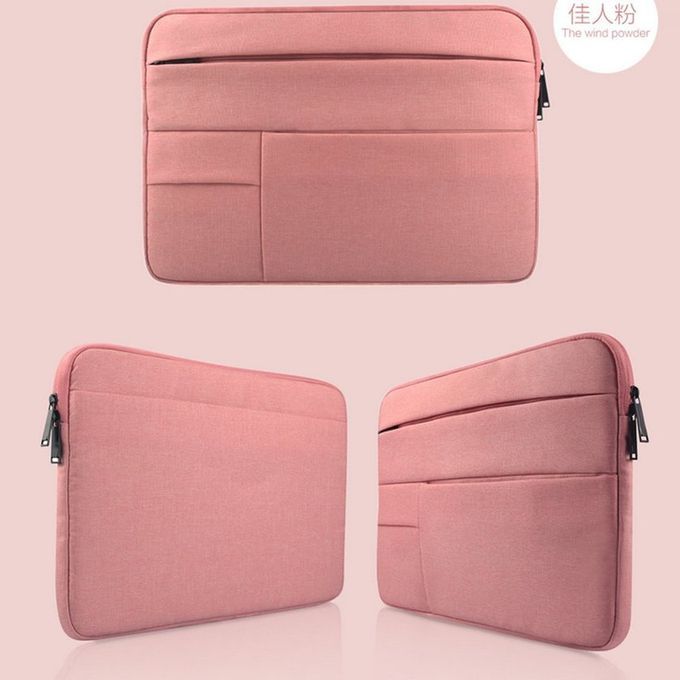 Omputer Bag Multifun Tional Omputer Sleeve Waterproof Omputer Ase Holder-pink-15.6 In Hes