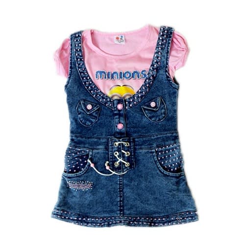 Girls Top, Jeans And Leggings - Pink