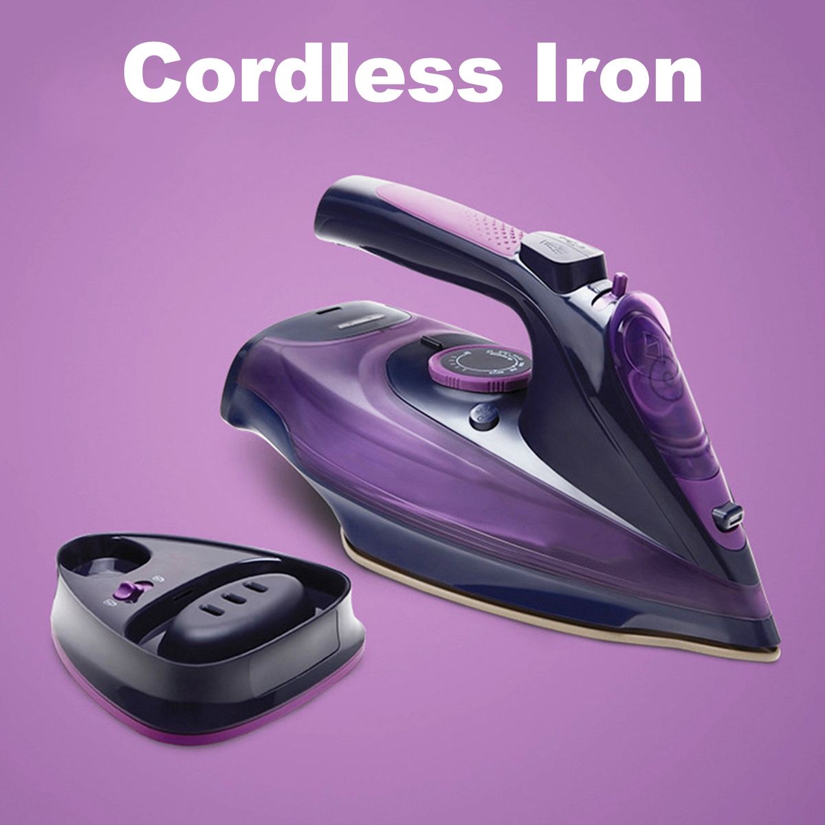 Cordless Iron,Steam Iron 2400W,Lightweight Portable