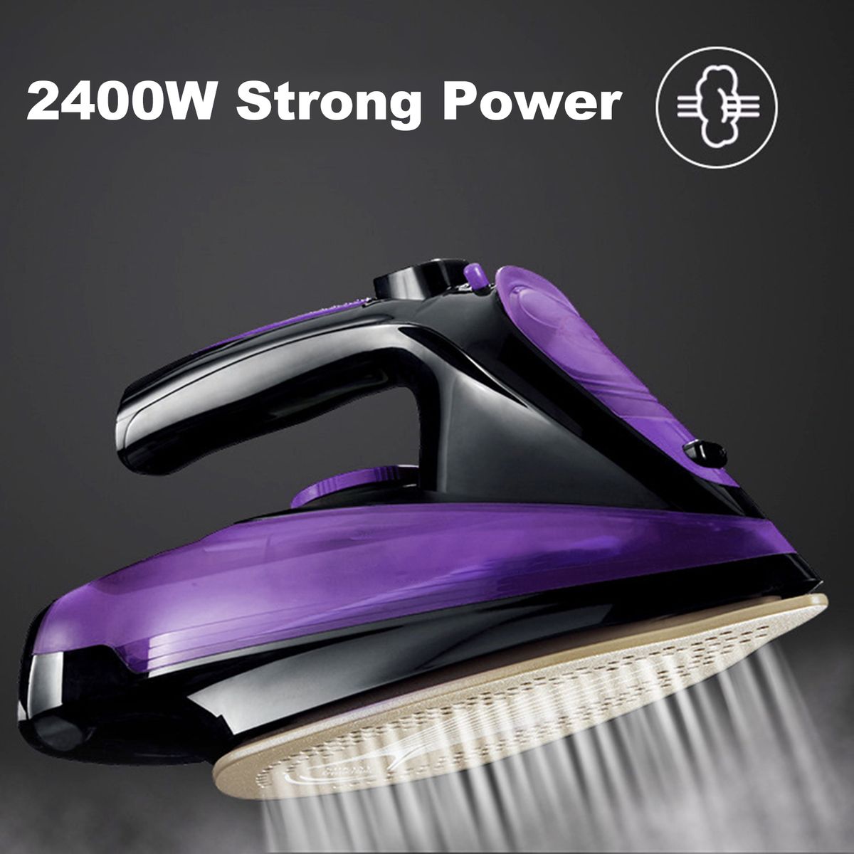 Cordless Iron,Steam Iron 2400W,Lightweight Portable