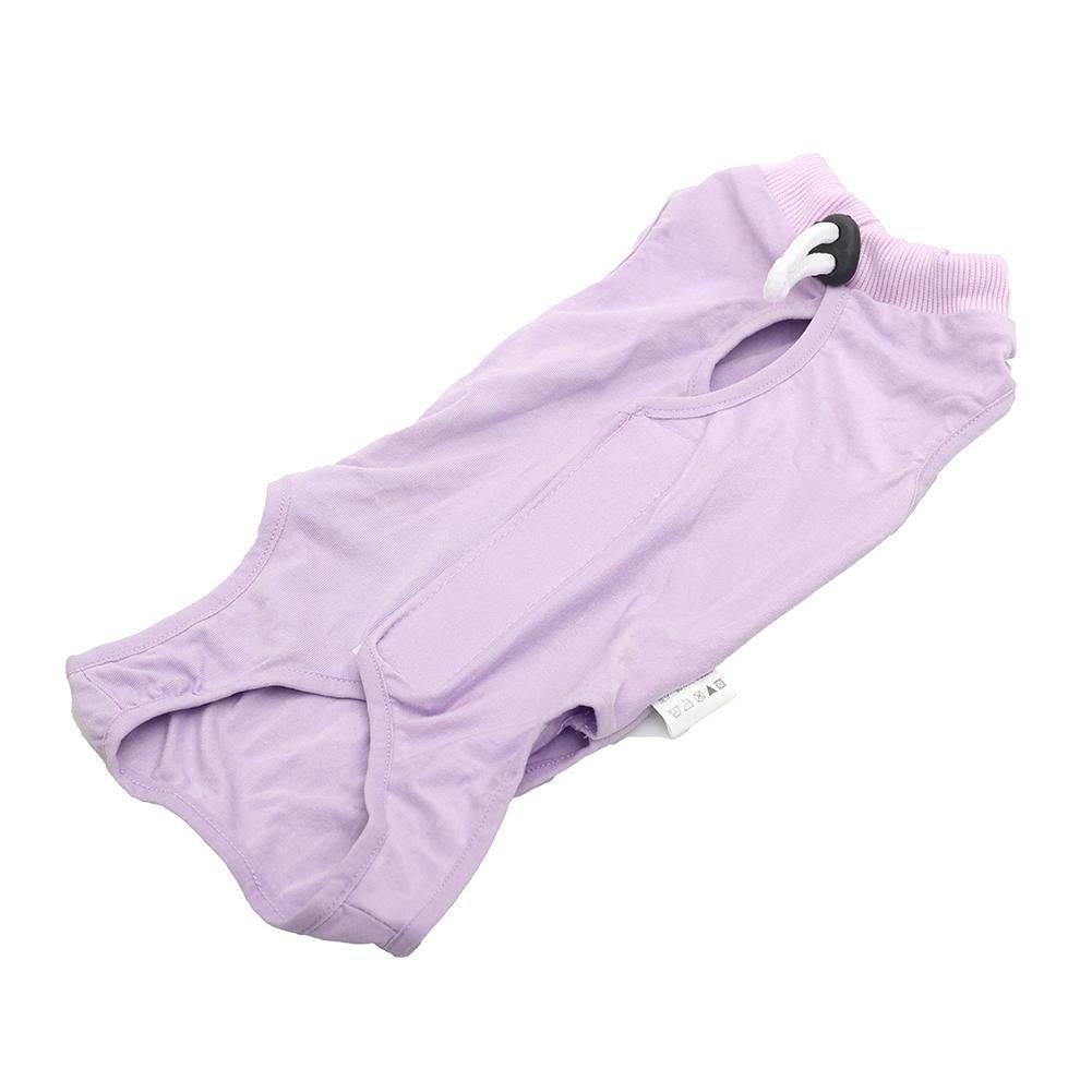 Pets Cat Kitten Recovery Weaning Suit Breathable-Purple