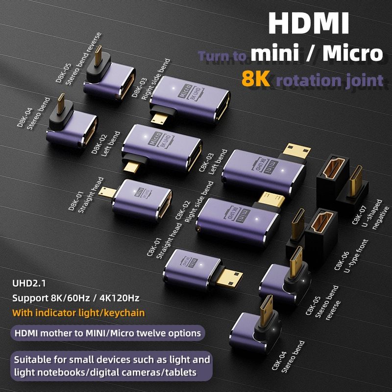 D8K-05 HDMI To Mini Adapter