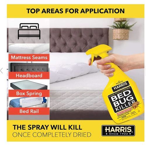 Bed Bug Killer,Liquid Spray Odorless Non-Staining 32 Oz 946 Ml