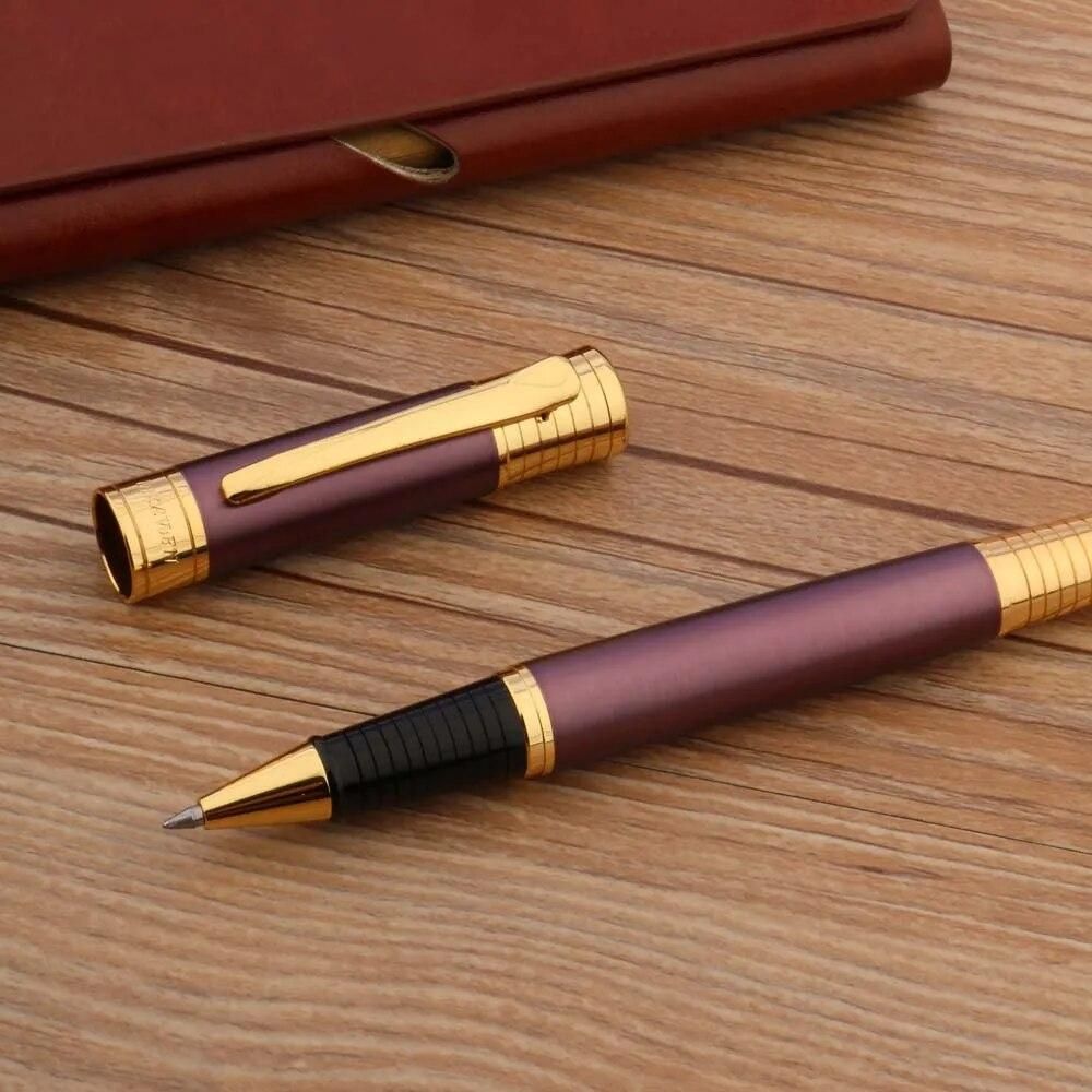 High Quality Brand 720 Rollerball Pen gold Metal purple Office school Stationery supplies ball point pen