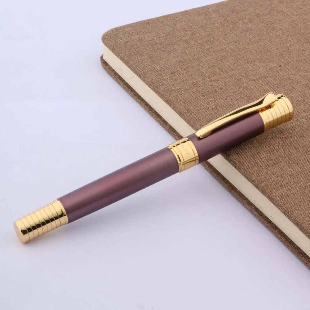 High Quality Brand 720 Rollerball Pen gold Metal purple Office school Stationery supplies ball point pen