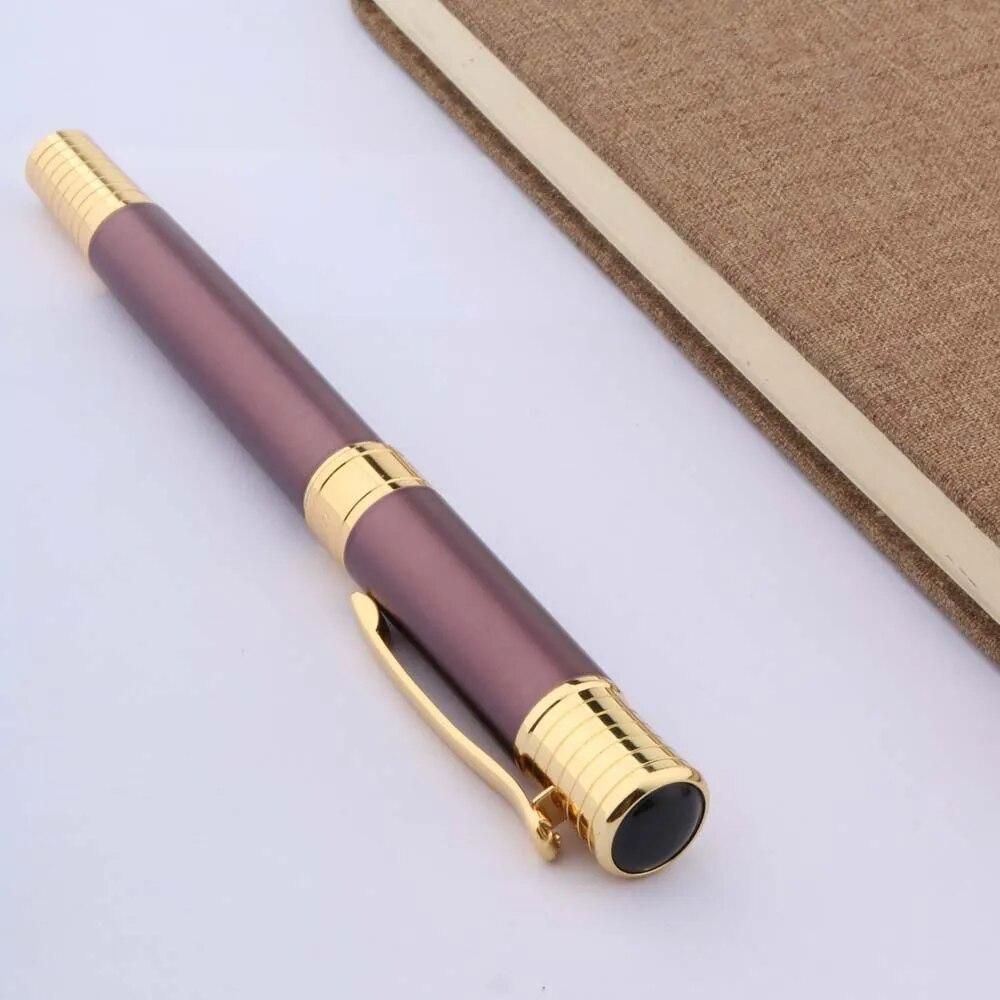 High Quality Brand 720 Rollerball Pen gold Metal purple Office school Stationery supplies ball point pen