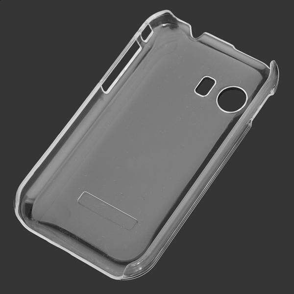 Transparent DIY Material Case For Samsung Galaxy Y Rosa