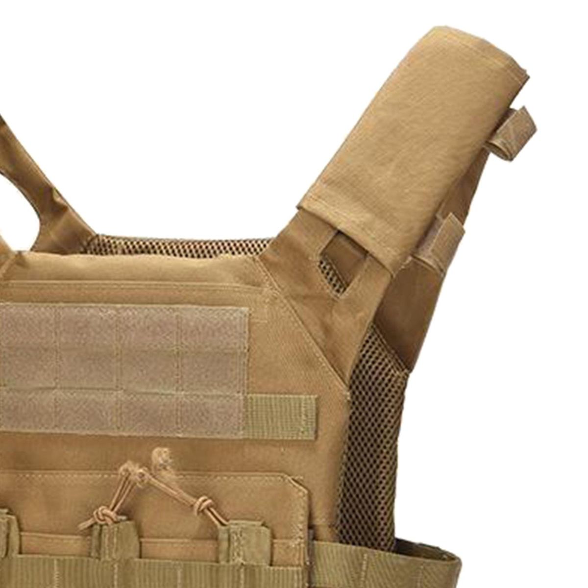 Vest   Carrier Molle Combat Assault Gear Heavy Duty Khaki