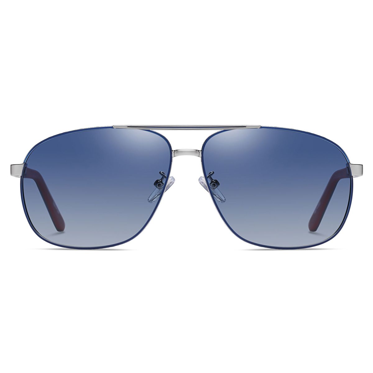 Mens Aviator Sunglasses Oversized Square Metal Frames Shades
