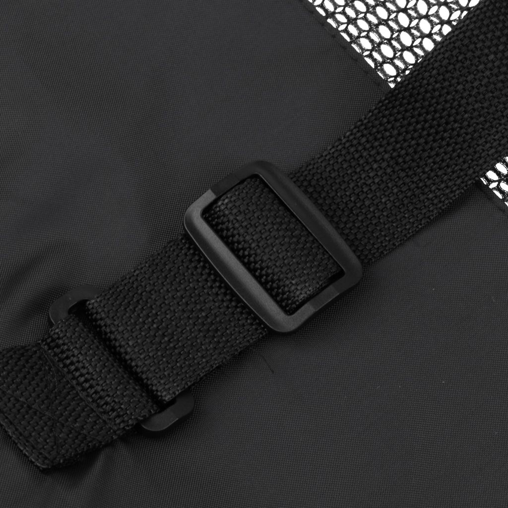 Yoga Mat Bag Mesh Center Adjustable Strap Nylon Carrier Washable Black
