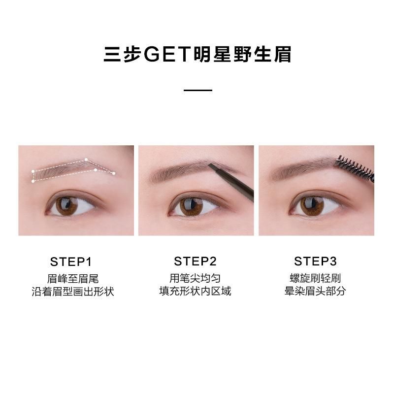 South Korea Unny Eyebrow Pencil UNNY CLUB Double-Headed Automatic Rotating Eyeliner Waterproof Eyebrow Powder