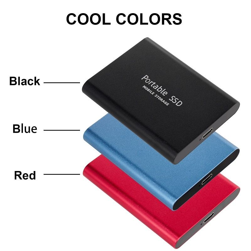 2022 New High-speed External Hard Drive 500GB 1TB 2TB 4TB